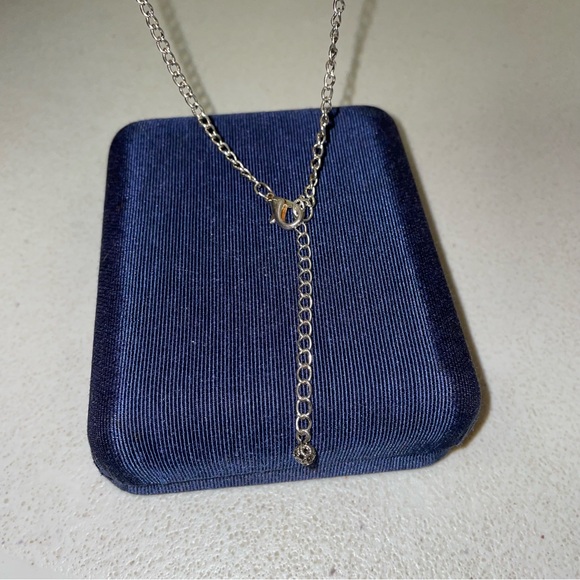 CRYSTALE BY L&J SWAROVSKI Crystallized Sterling Silver Plate Necklace & Earrings - Picture 6 of 6